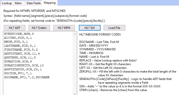 PCONFIG_SIUMAP