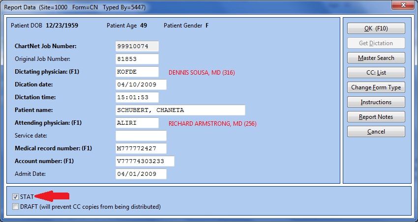 RDS_STATChecked